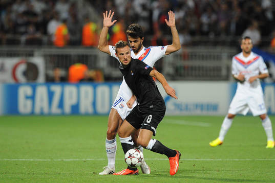 Fotboll, Kval till Champions League, Olympique Lyon - Real