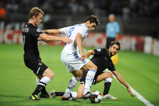 Fotboll, Kval till Champions League, Olympique Lyon - Real