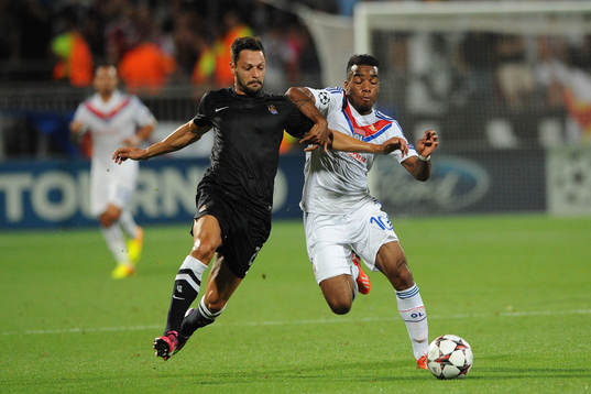 Fotboll, Kval till Champions League, Olympique Lyon - Real