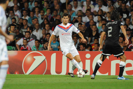 Fotboll, Kval till Champions League, Olympique Lyon - Real