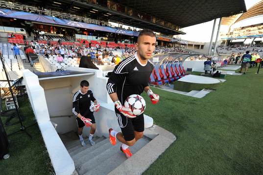 Fotboll, Kval till Champions League, Olympique Lyon - Real