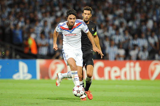 Fotboll, Kval till Champions League, Olympique Lyon - Real