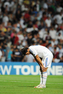 Fotboll, Kval till Champions League, Olympique Lyon - Real