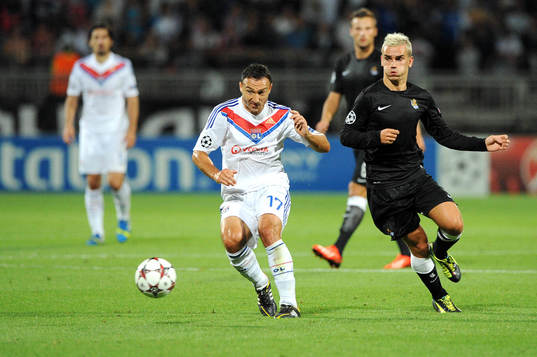 Fotboll, Kval till Champions League, Olympique Lyon - Real