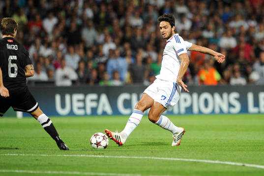Fotboll, Kval till Champions League, Olympique Lyon - Real