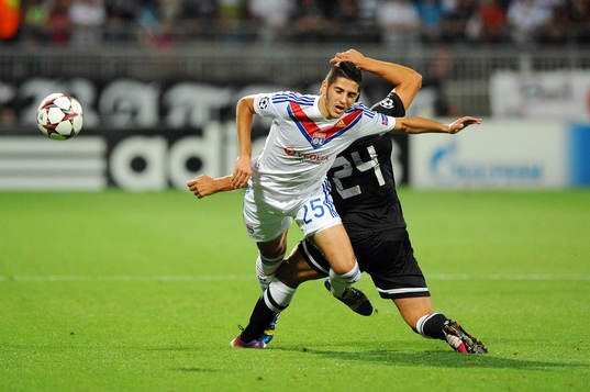 Fotboll, Kval till Champions League, Olympique Lyon - Real
