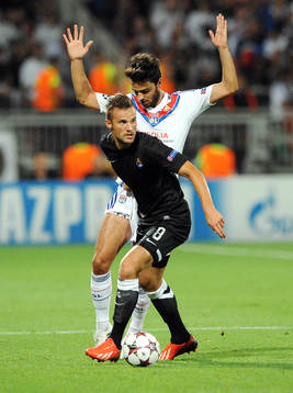 Fotboll, Kval till Champions League, Olympique Lyon - Real