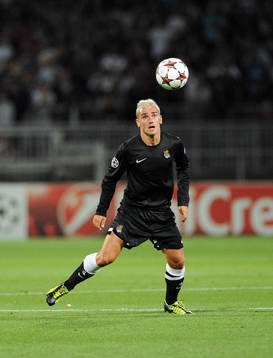 Fotboll, Kval till Champions League, Olympique Lyon - Real