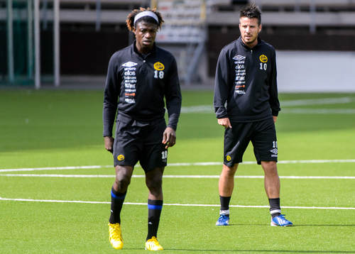 Elfsborgs Mohamed Bangura och Mikkel Beckmann