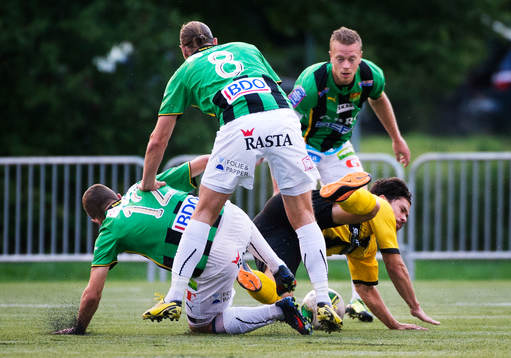 GAIS Adnan Maric och Richard Spong fäller Frejs Matias