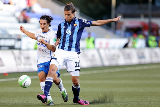 Norrköpings David Boo Wiklander och Djurgårdens