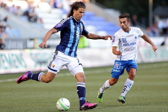 Djurgårdens Aleksandar Prijovic och Norrköpings