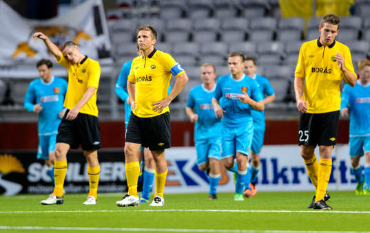 Elfsborgs Jon Jönsson, Anders Svensson och Marcus Rohdén