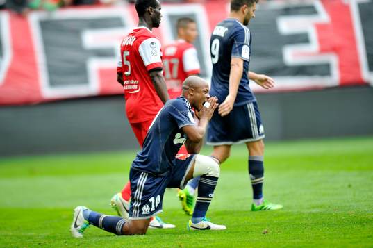 Andre AYEW - 24.08.2013 - Valenciennes / Marseille - 3eme
