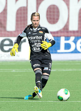 Ashlyn Harris, målvakt Tyresö