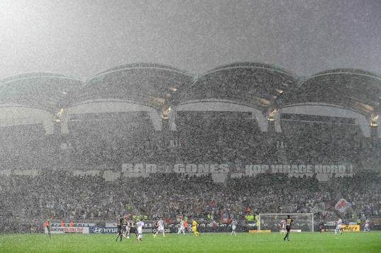 Pluie - 24.08.2013 - Lyon / Reims - 3eme journee de Ligue 1