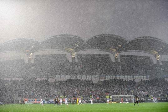 Pluie - 24.08.2013 - Lyon / Reims - 3eme journee de Ligue 1