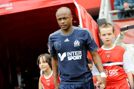 Andre AYEW - 24.08.2013 - Valenciennes / Marseille - 3eme