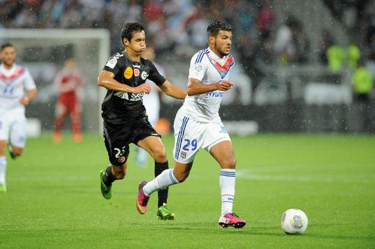 Aissa MANDI / Fares BAHLOULI - 24.08.2013 - Lyon / Reims -