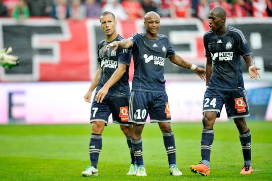 Benoit CHEYROU / Andre AYEW / Rod FANNI - 24.08.2013 -