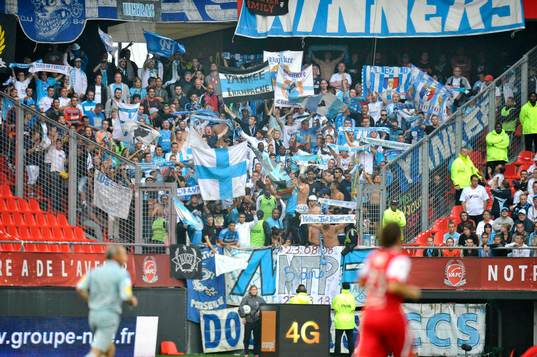 Supporters Marseille - 24.08.2013 - Valenciennes /