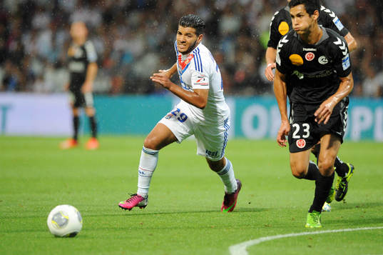 Fares BAHLOULI / Aissa MANDI - 24.08.2013 - Lyon / Reims -