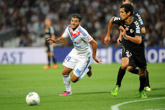 Fares BAHLOULI / Aissa MANDI - 24.08.2013 - Lyon / Reims -