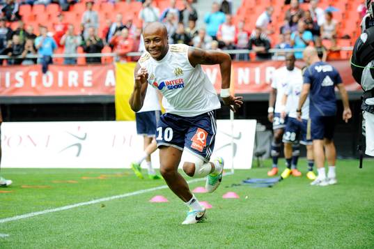 Andre AYEW - 24.08.2013 - Valenciennes / Marseille - 3eme