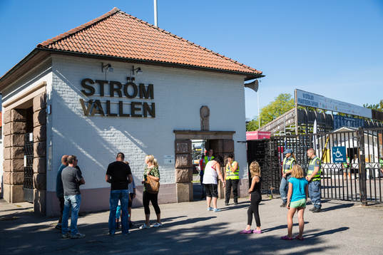 Generell vy över Gefles hemmaarena Strömvallen