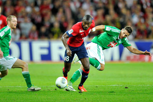 Salomon KALOU / Jeremy CLEMENT - 25.08.2013 - Lille / Saint