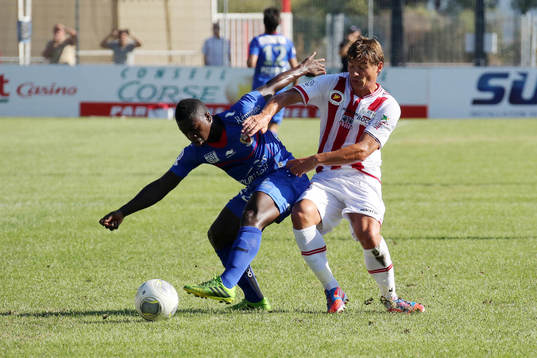 Medhi MOSTEFA / Nampalys Mendy - 25.08.2013 - Ajaccio /