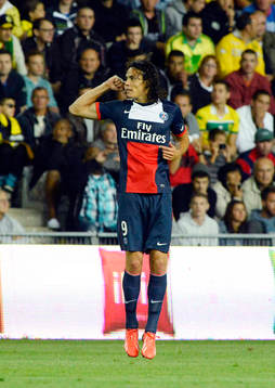 Joie Edinson CAVANI - 25.08.2013 - Nantes / Paris Sant