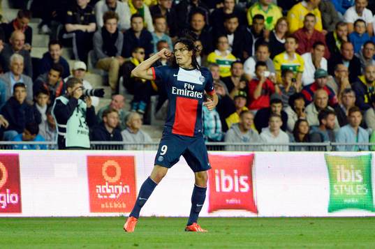 Joie Edinson CAVANI - 25.08.2013 - Nantes / Paris Sant