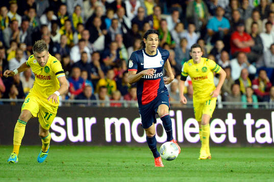 Edinson CAVANI - 25.08.2013 - Nantes / Paris Sant Germain -