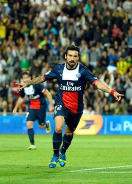 Joie Ezequiel LAVEZZI - 25.08.2013 - Nantes / Paris Sant