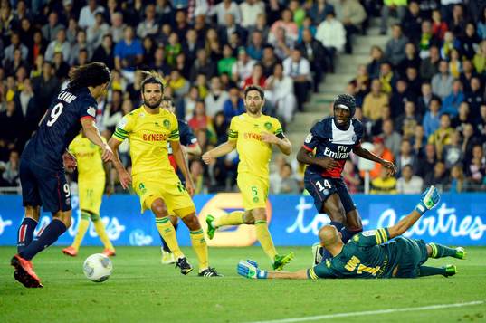 Edinson CAVANI / Blaise MATUIDI - 25.08.2013 - Nantes /
