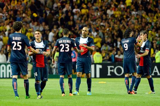 Joie PSG - 25.08.2013 - Nantes / Paris Sant Germain - 3e