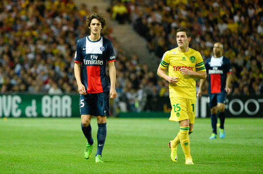 Adrien RABIOT / Jordan VERETOUT - 25.08.2013 - Nantes /