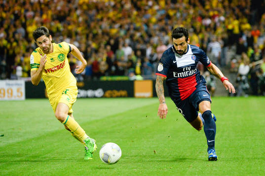 Olivier VEIGNEAU / Ezequiel LAVEZZI - 25.08.2013 - Nantes /