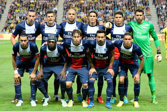 Pose Equipe Paris Saint Germain - 25.08.2013 - Nantes /