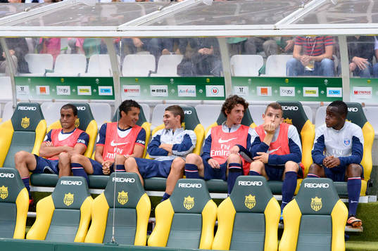 Remplacants -Lucas MOURA / MARQUINHOS / Marco VERRATTI /