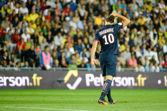 Zlatan IBRAHIMOVIC - 25.08.2013 - Nantes / Paris Saint