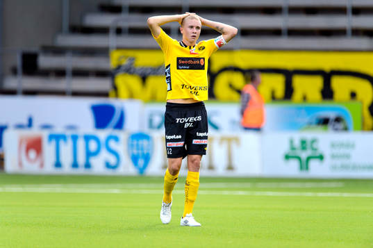 Elfsborgs Sebastian Holmén deppar
