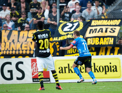 1-0, straff, Stefan Selakovic, Halmstad,  i