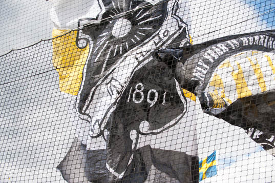 Supporter-flagga, AIK-flagga
