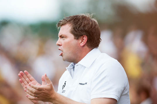 Jens Gustafsson, tränare, Halmstad, i