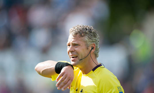 Tobias Mattsson, domare,  i