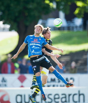 Nils-Eric Johansson, AIK och Kristoffer Fagercrantz,