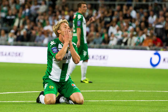 Hammarbys Mikael Rynell deppar