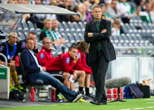 Hammarbys tränare Thomas Dennerby